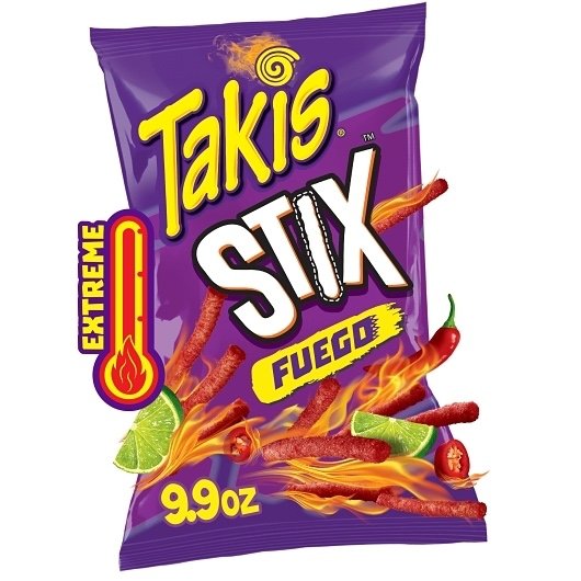 Takis  Stix Fuego Corn Sticks - 9.9oz - 14 Per Case