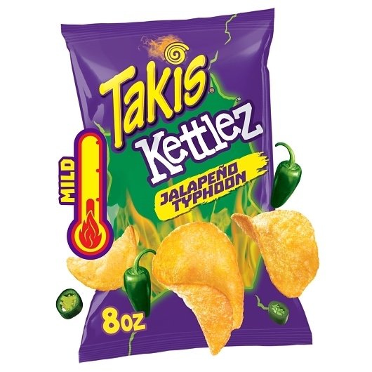 Takis Kettlez Jalapeno Typhoon 8.0 ounce - 12 Per Case