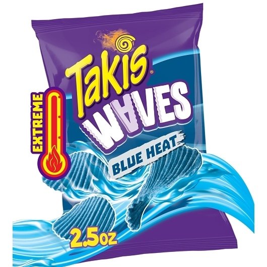 Takis BLUE HEAT WAVES - 2.5 Oz - 20 Ct.