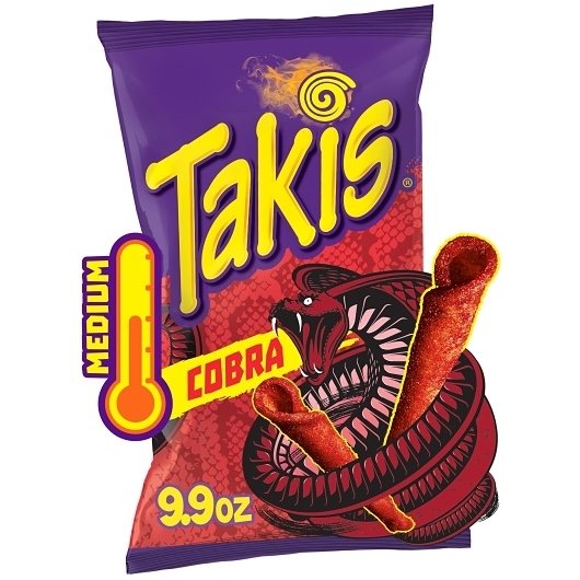 Takis CHIPS COBRA ROLLS Takis 9.9 Ozz - 14 Per Case