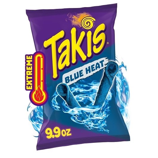 Takis BLUE HEAT 9.9 Ounce 14 per case