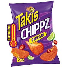 Takis CHIPPZ TRADITIONAL FUEGO - 8.0 Oz - 12 Per Case