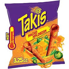 Takis Nacho Xplosion Rolled Tortilla Chips- 3.25oz - 20 Per Case