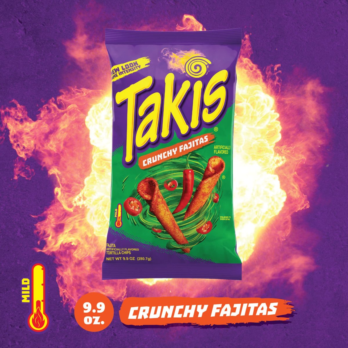 Takis CRUNCHY FAJITA - 9.9 Oz - 14 Per Case