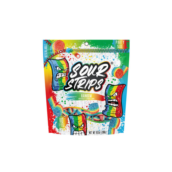 SOUR STRIPS Rainbow Pouch, 10.2 oz., 3/12 ct.